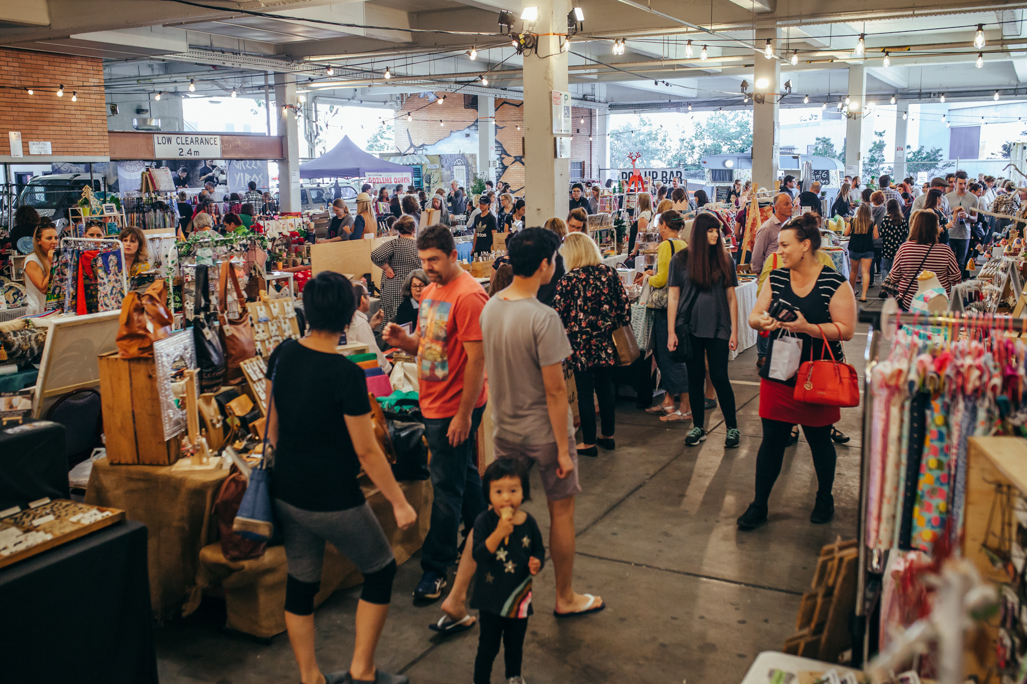 Stallholders at the 2017 Makers Market