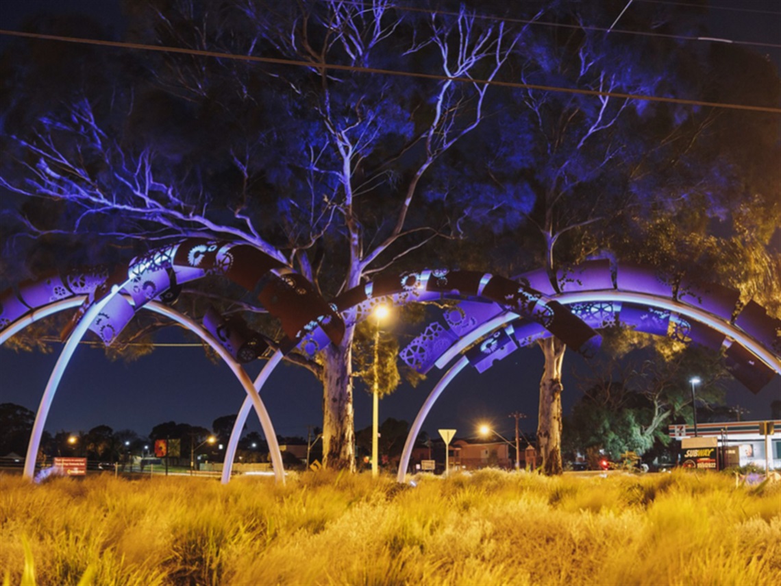 tillage public art installation by paul johnson