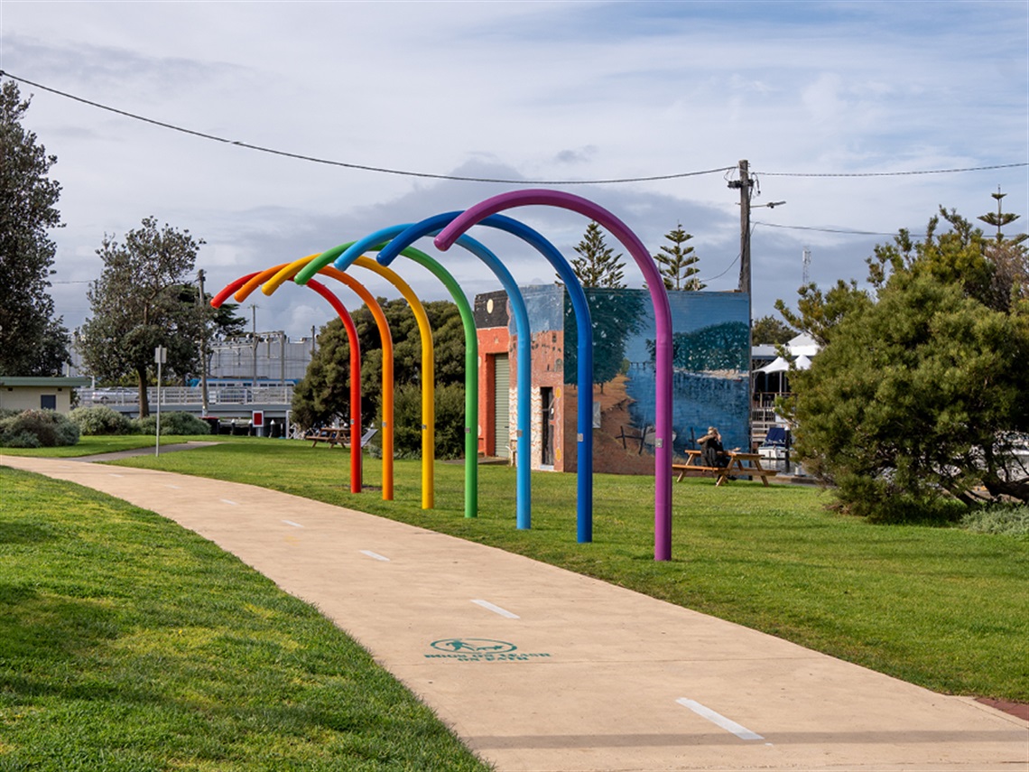 raindrops and sunbeams - sculpture by Deb McNaughton