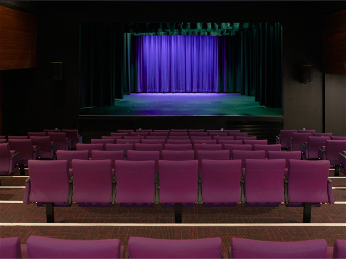 theatre space at shirley burke theatre