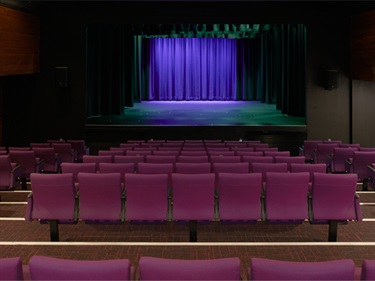 theatre space at shirley burke theatre